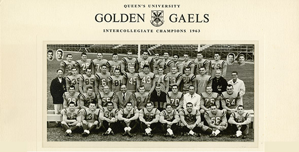 The Early '60's Golden Gaels Football Team Award image